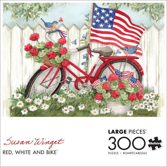 Red, White and Bike 300pc