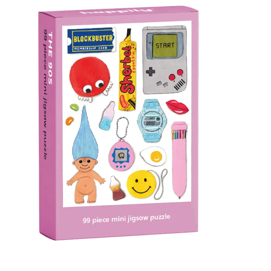 Retro 90's Mini Puzzle 99pc