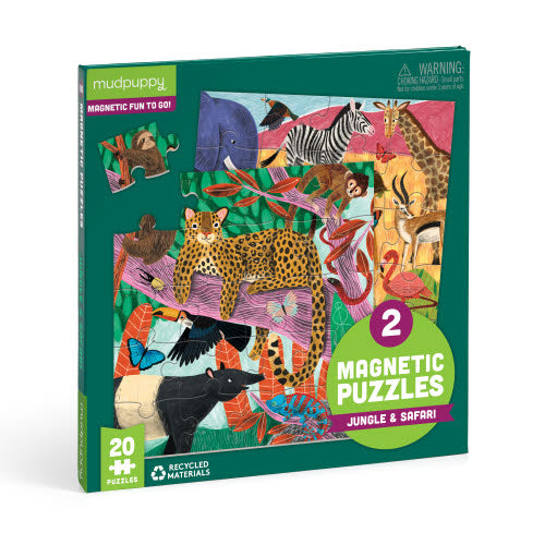 Jungle & Safari Magnetic 2x20pc