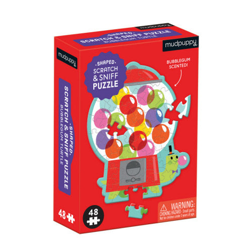 Bubblegum Turtle Scratch & Sniff Mini 48pc
