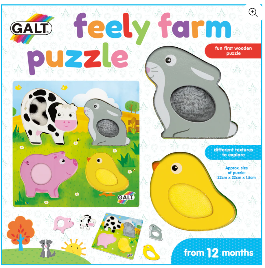 Feely Farm Puzzle 4x1pc