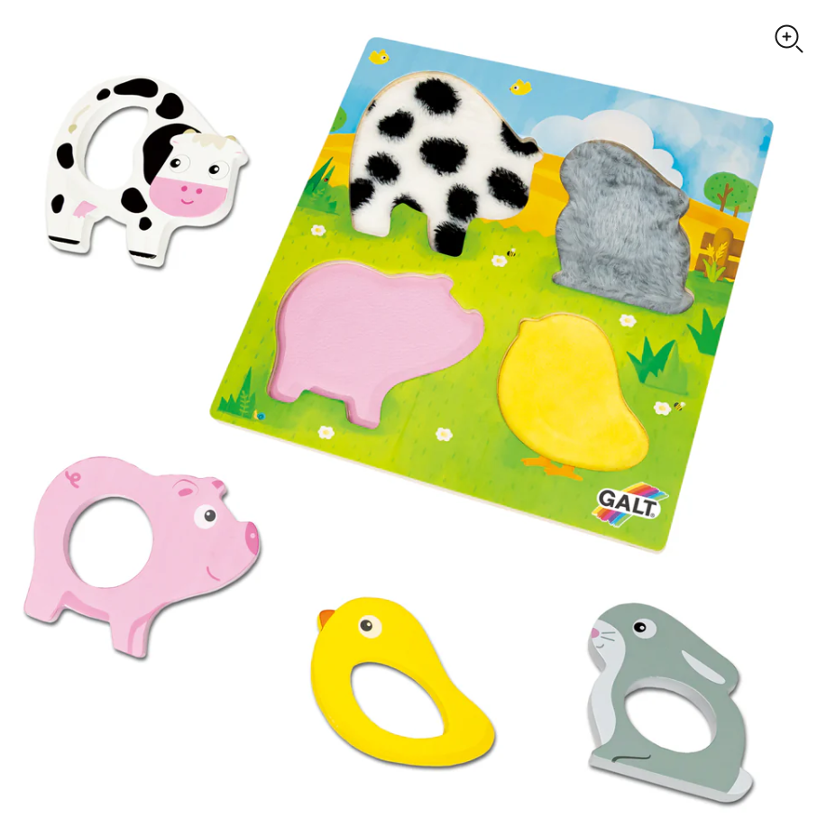Feely Farm Puzzle 4x1pc