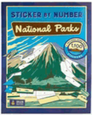 Sticker by Number National Parks