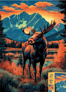 Mountain Moose 1000pc