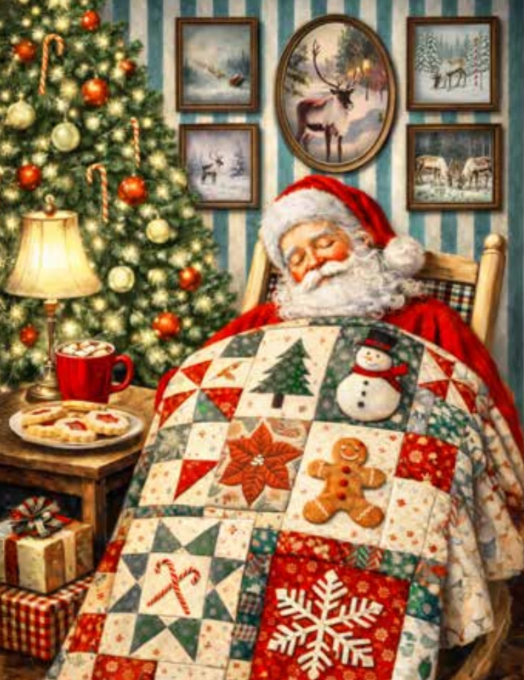 Sleeping Santa 500pc