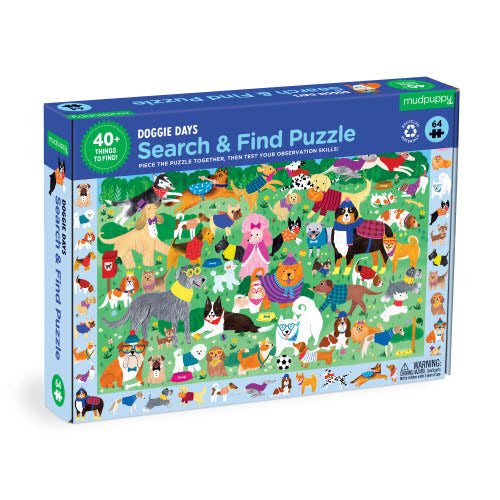 Search & Find Doggie Days 40pc