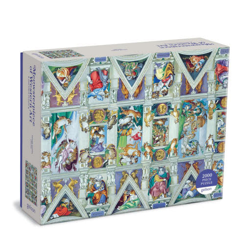 Sistine Chapel Meowsterpiece of Western Art 2000pc