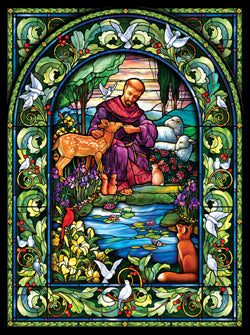 St. Francis Stained Glass 1000pc
