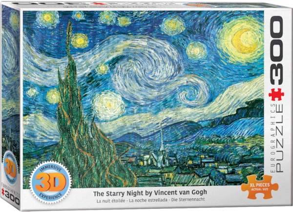 Starry Night 3D Lenticular (Van Gogh) 300pc