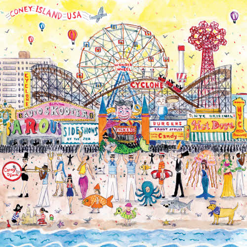 Michael Storrings Summer Amusement Park 500pc