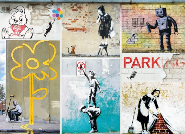 Street Art Banksy 1000pc