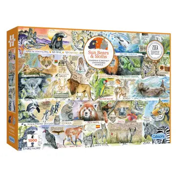 Sun Bears & Sloths 1000pc
