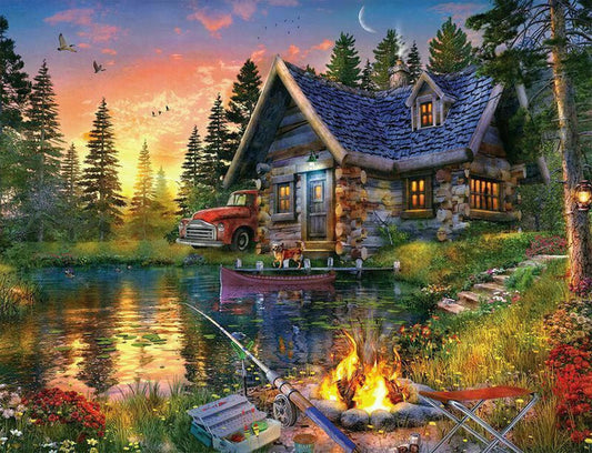 Sun Kissed Cabin 500pc
