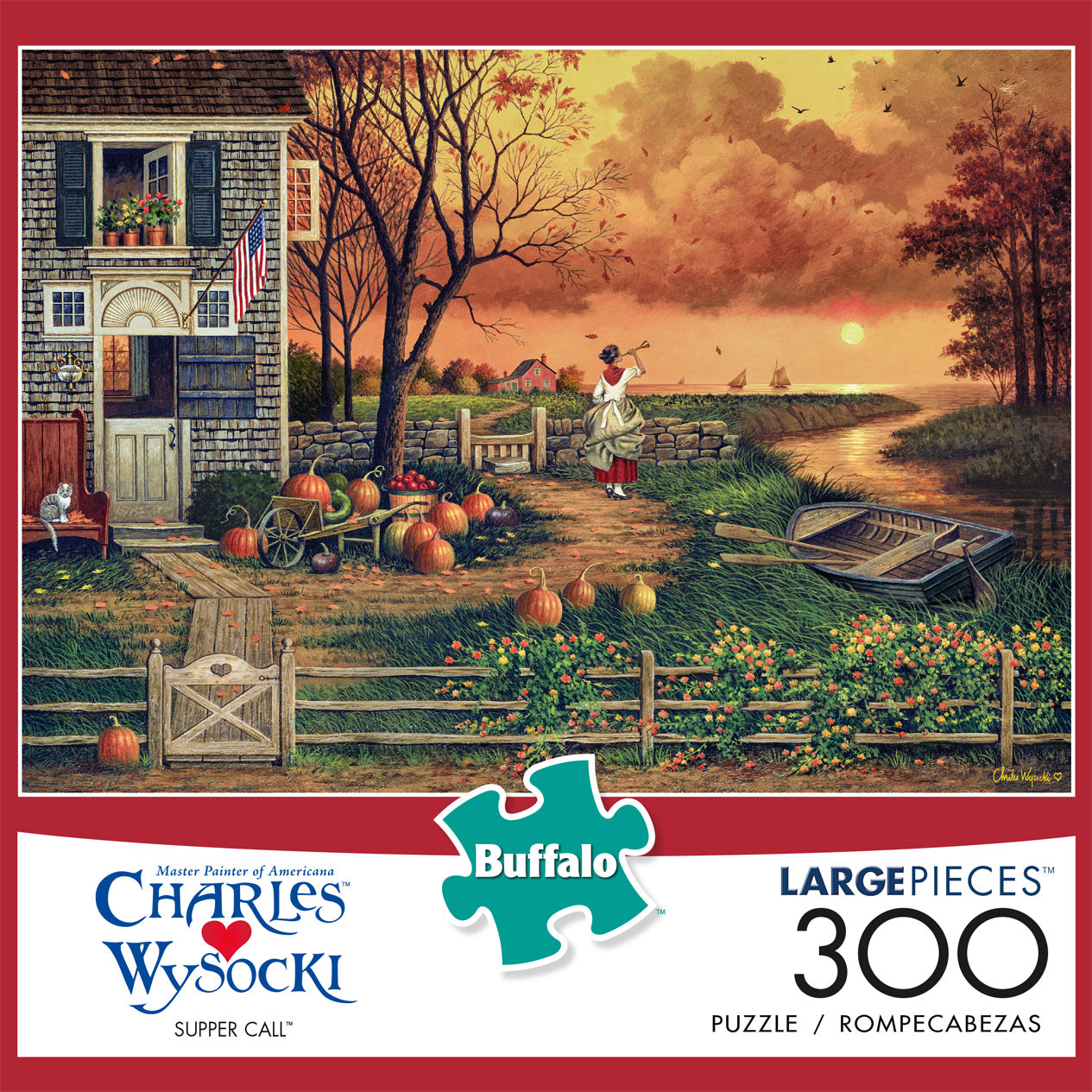 Charles Wysocki Supper Call 300pc
