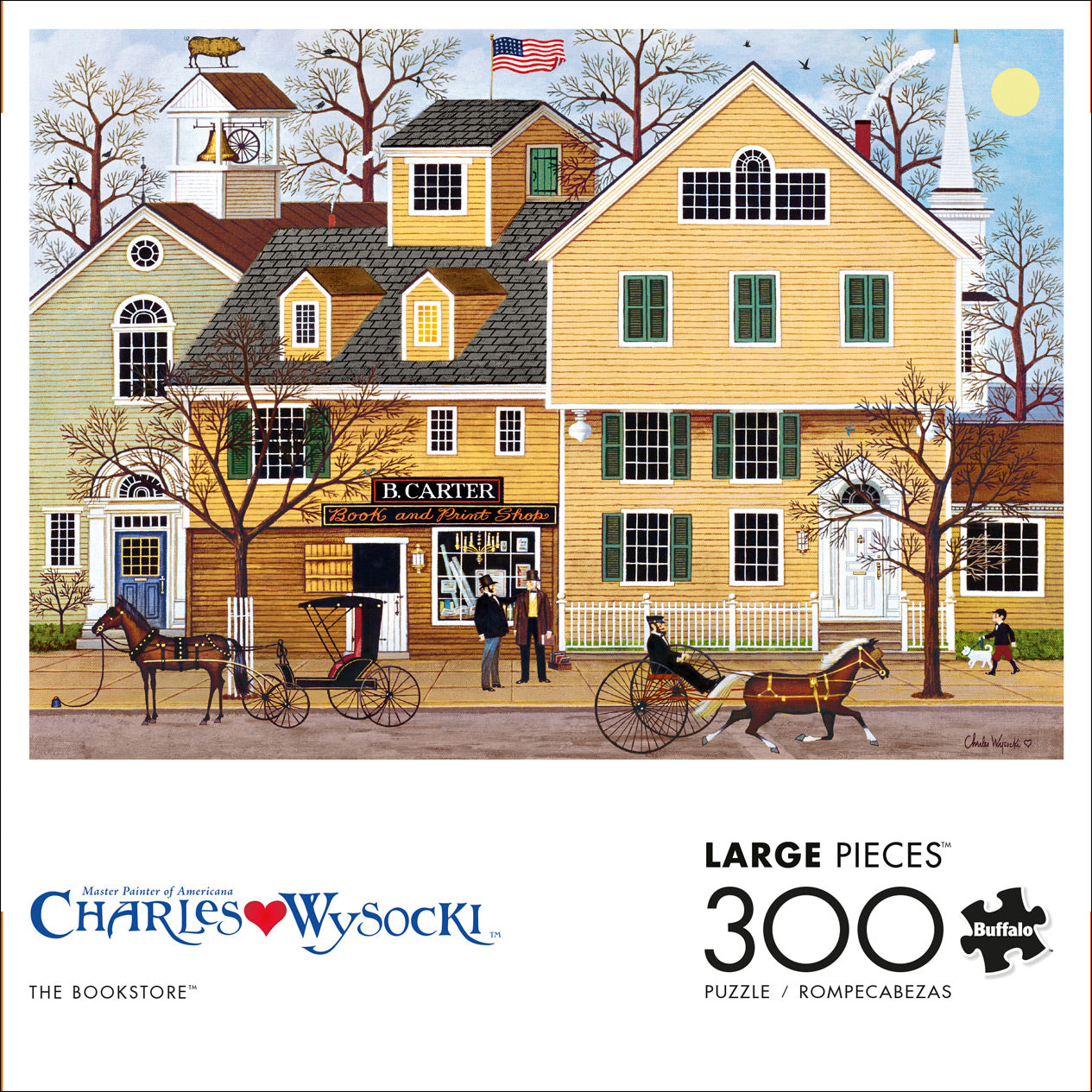 Charles Wysocki The Bookstore 300pc