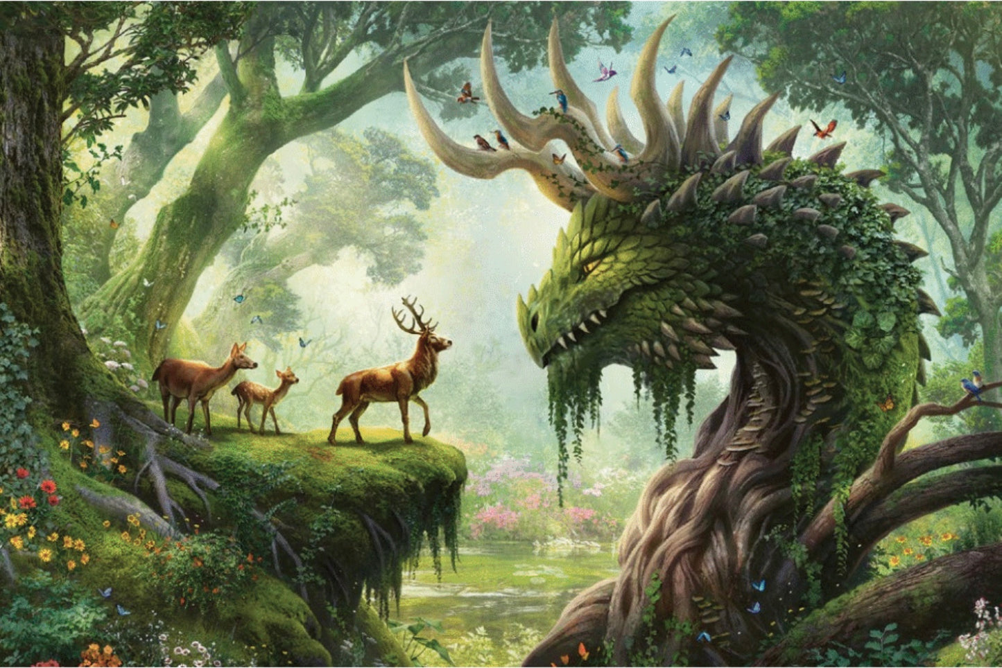The Forest Dragon Awakes 3000pc
