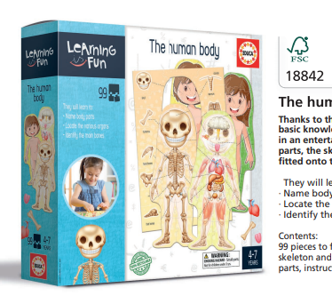 The Human Body Educational Puzzle