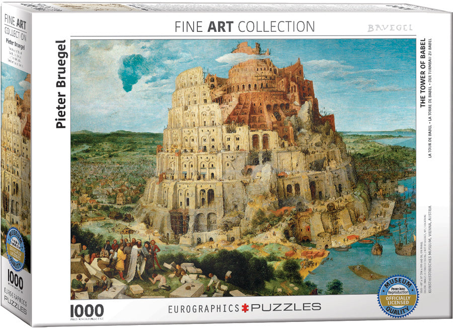 The Tower of Babel (Bruegel) 1000pc