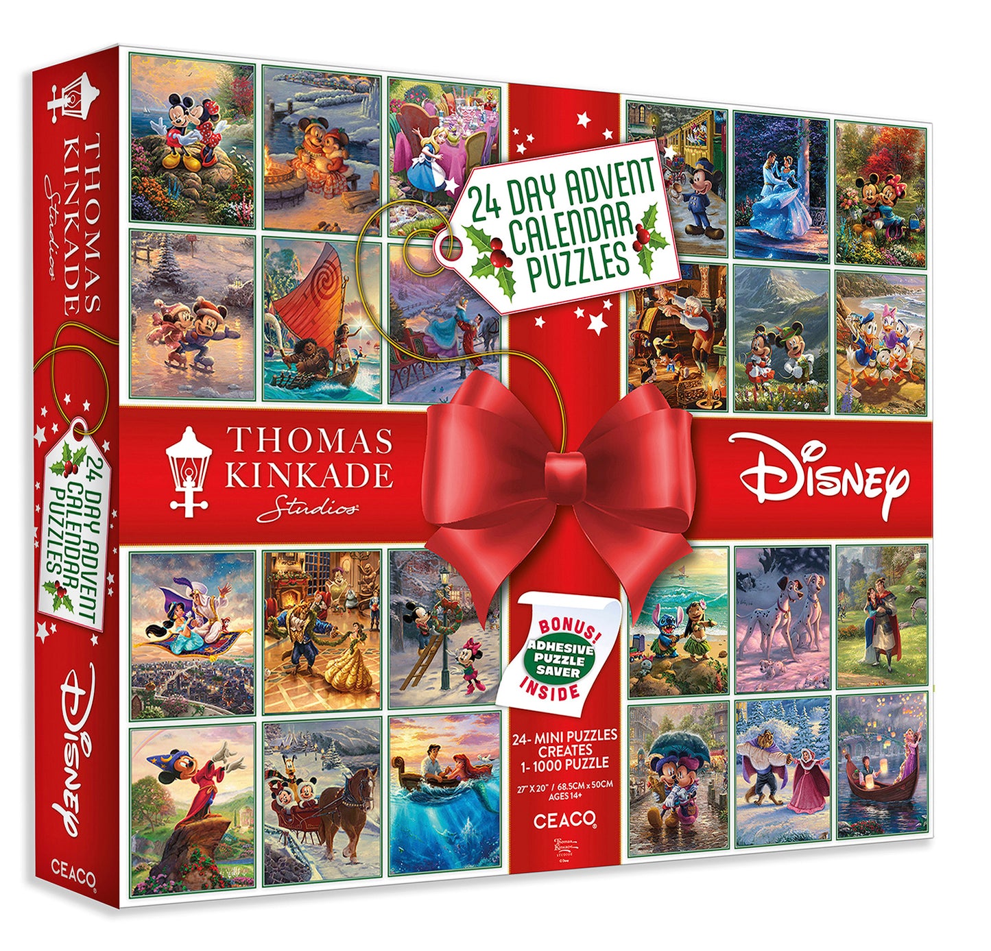 Thomas Kinkade Disney 24 Day Advent Calendar Puzzles