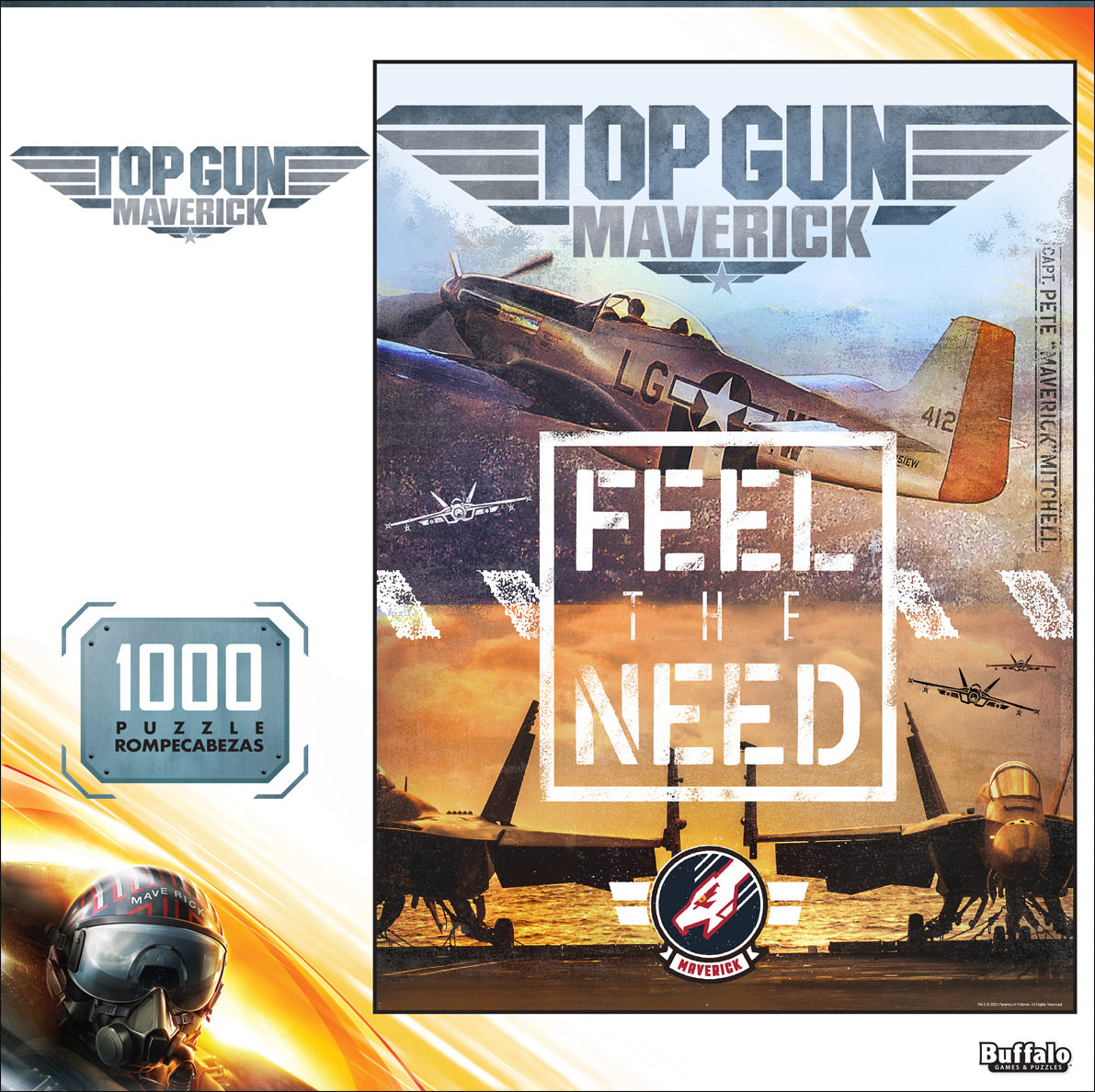 Top Gun Maverick 1000pc