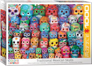 Traditional Mexican Skulls 1000pc
