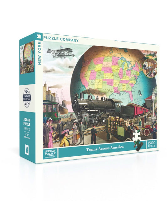 Trains Across America 1500pc