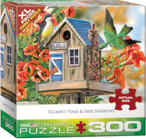 Trumpet Vines & Tree Sparrows 300pc