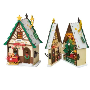Book Nook: Twinkling Christmas House