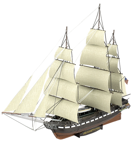 Metal Earth USS Constitution