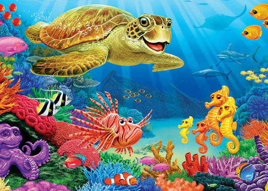 Undersea Turtle (Tray) 35pc