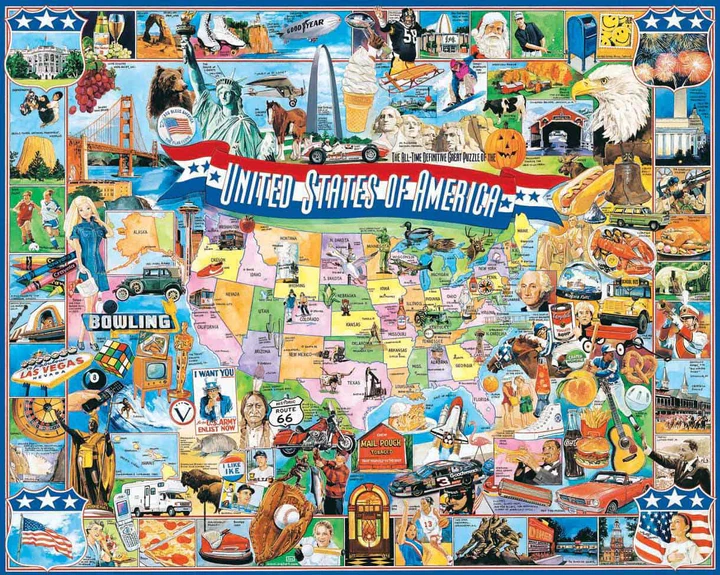 United States of America 1000pc