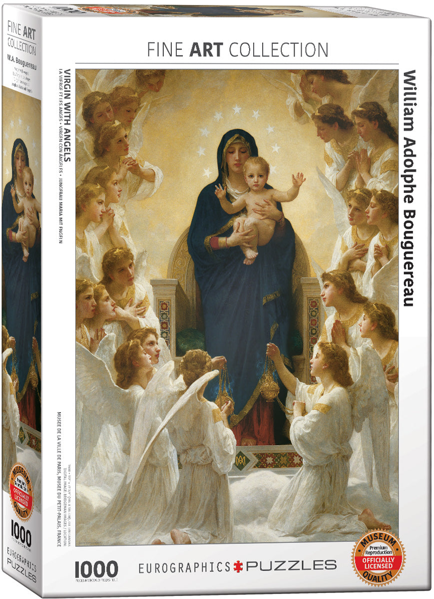 Virgin with Angels (Bouguereau) 1000pc