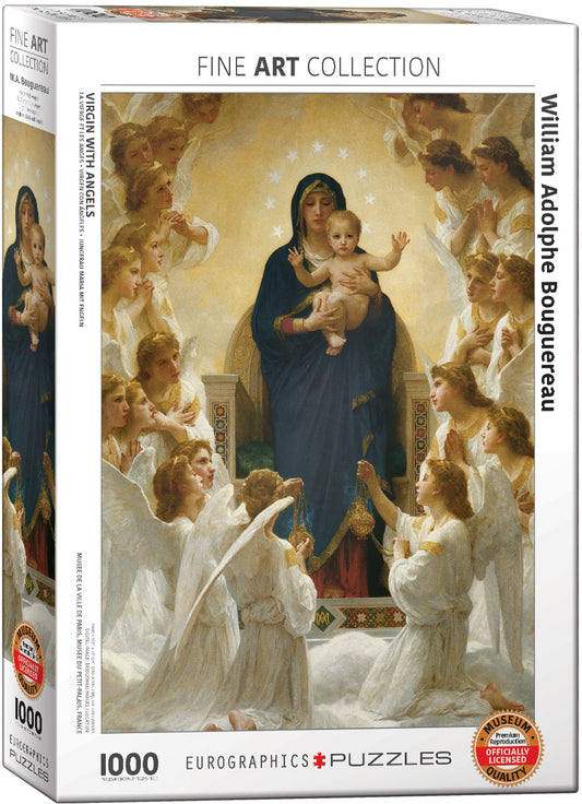 Virgin with Angels (Bouguereau) 1000pc