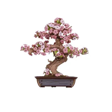 Wooden Flower: Sakura Bonsai