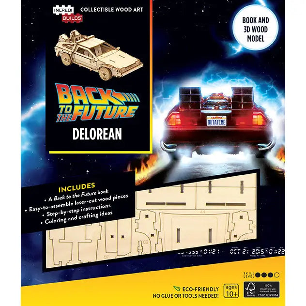 Back to the Future Delorean Book & 3D Model