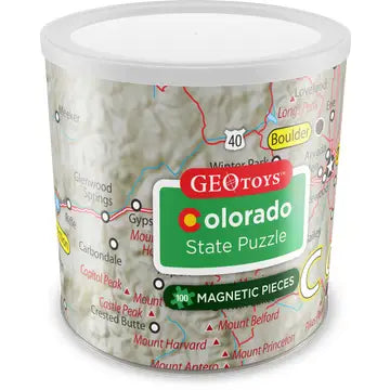 Magnetic Colorado Mini Puzzle in a Tube 100pc
