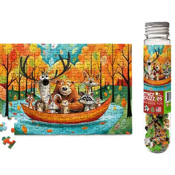 Canoe Critters Deer, Raccoon, Squirrel Micro Tube 150pc