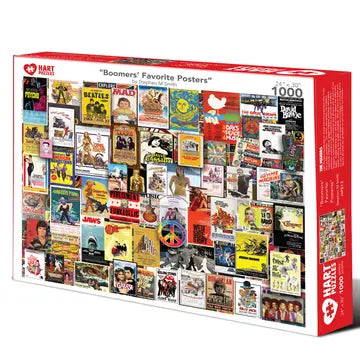 Boomers' Favorite Posters by Steve Smith 1000pc