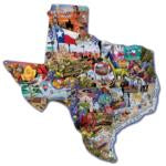 Welcome to Texas Shaped 1000pc