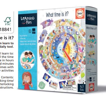 What Time Is It? Educational Puzzle