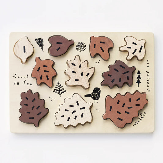 Count to 10 Leaves (Tray)