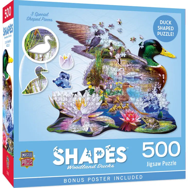 Woodland Ducks Shaped 500pc
