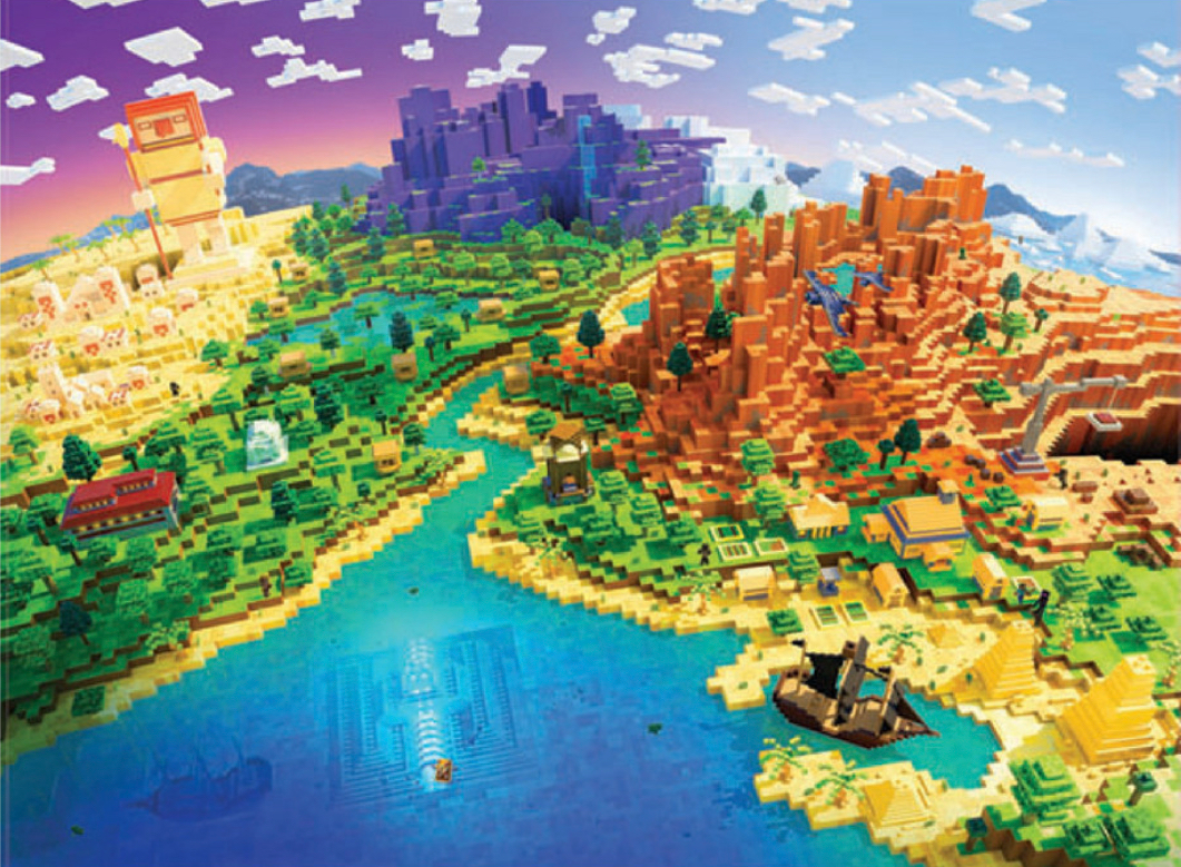 World of Minecraft 1500pc