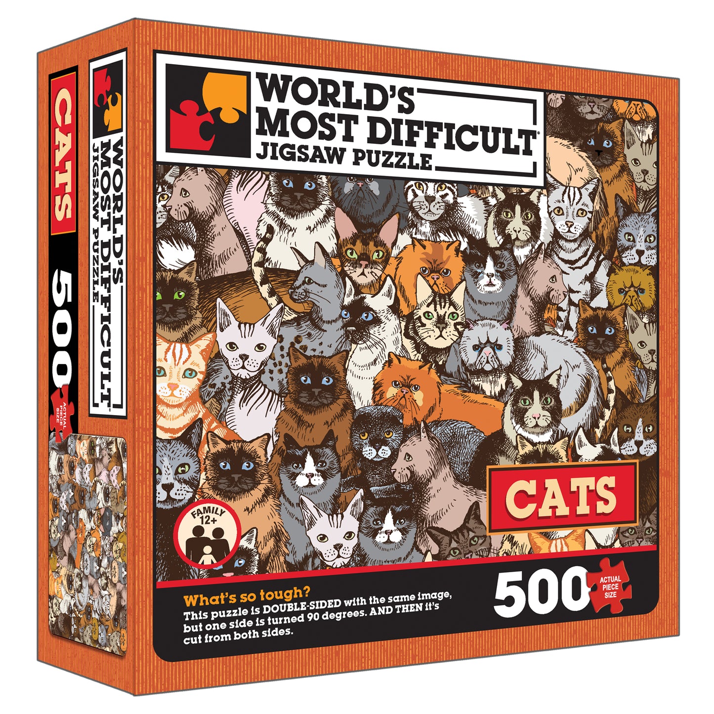 World's Most Difficult - Cats 500pc
