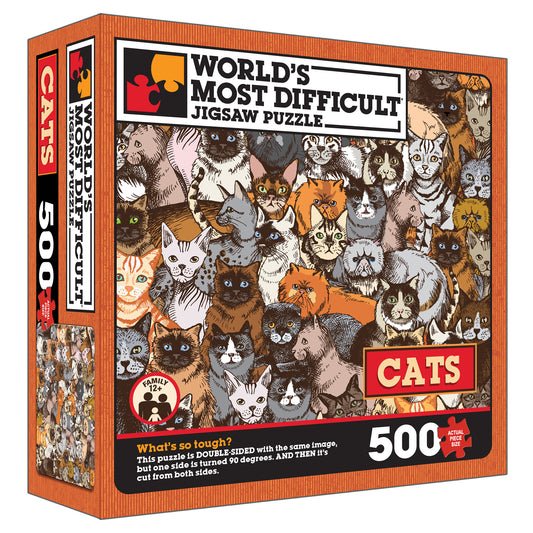 World's Most Difficult - Cats 500pc