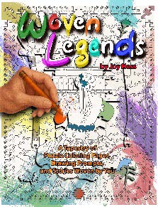 Woven Legends Puzzle Coloring Book