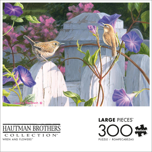 Wren and Flowers 300pc