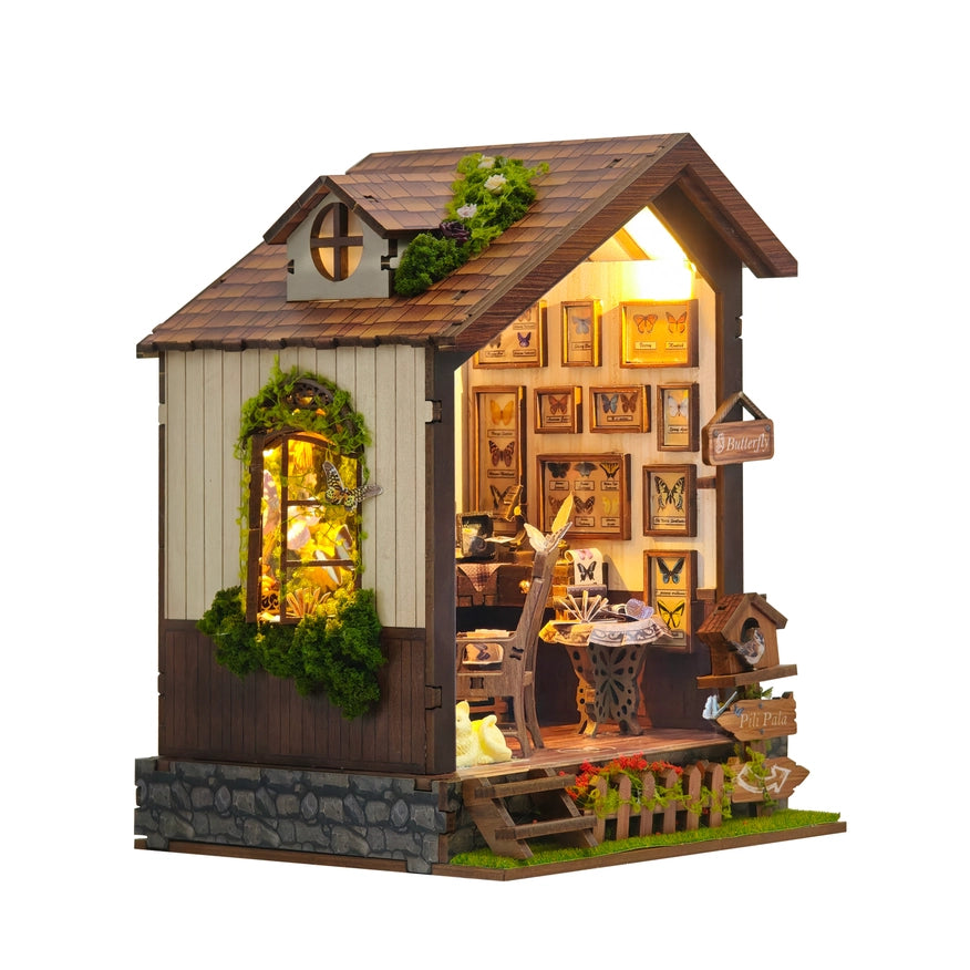 Miniature House Kit: Butterfly Workshop