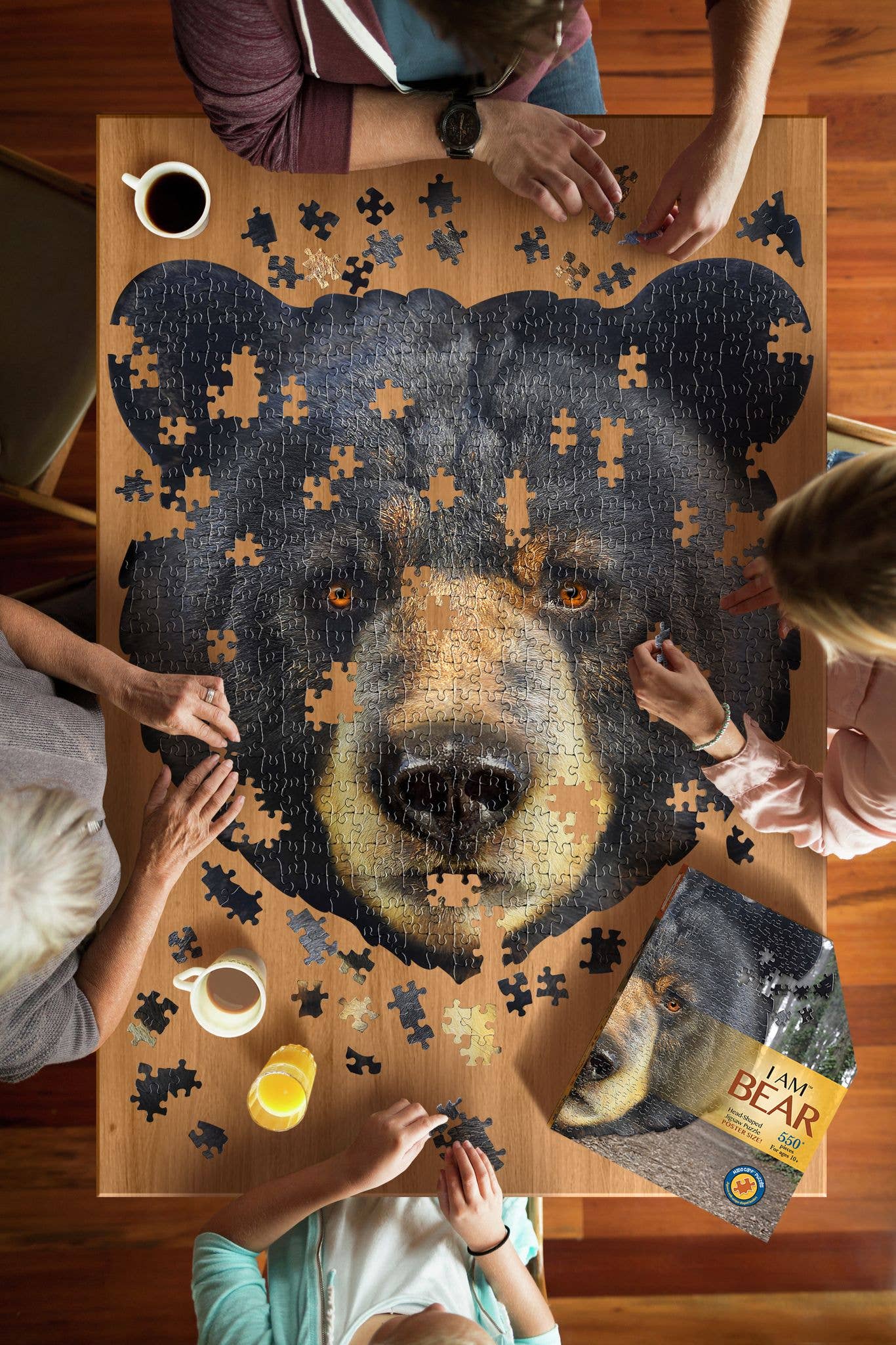 I AM Bear - Shaped 550pc