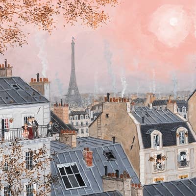 PINK SKY Wooden Art Puzzle 30pc